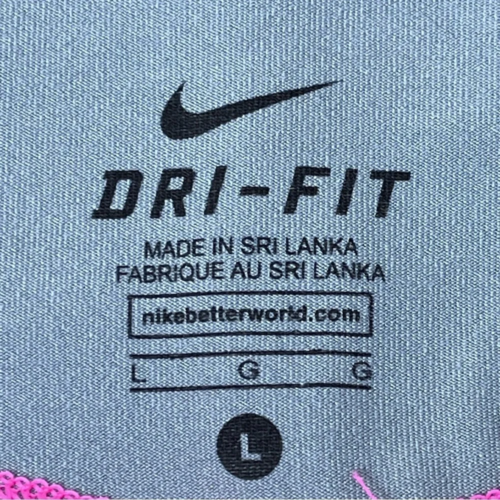 Nike Girls Dri-Fit Legend Capri Hot Pink Performance Leggings 522087 Size L